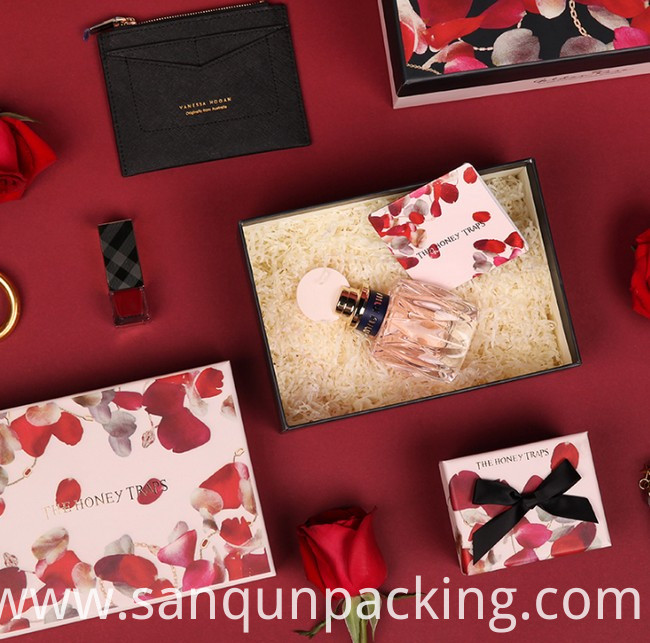 Rose Pattern Paper Box Rose Pattern Paper Box